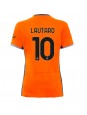 Billige Inter Milan Lautaro Martinez #10 Tredjedrakt Dame 2023-24 Kortermet
